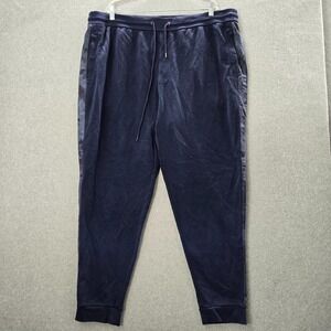 Michael Kors Men Activewear Pants 2XL Blue Jogger Pockets Drawstring